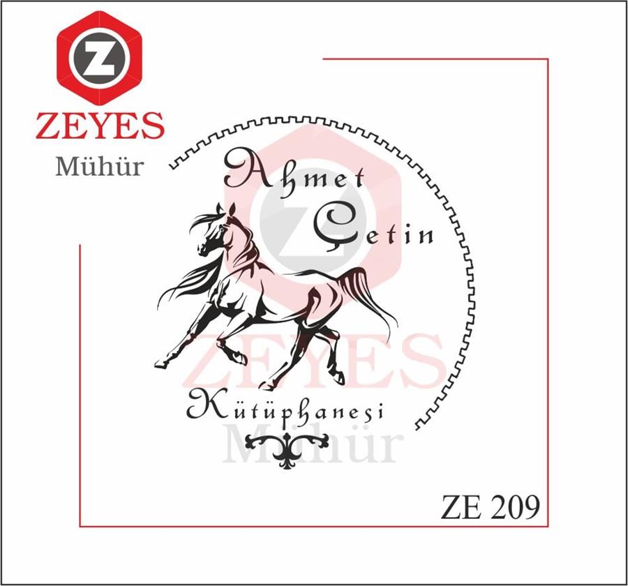 At Kitap Mührü  ZE 209