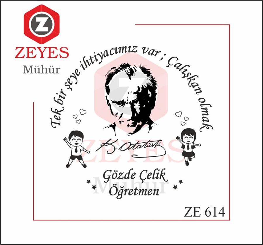 Atatürk Mührü   ZE 614