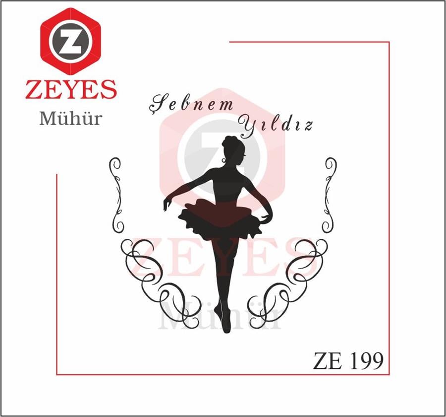 Balerin Kitap Mührü ZE 199