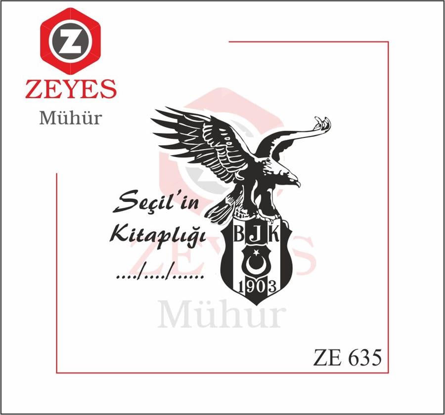 BJK - Kartal Kitap Mührü   ZE 635