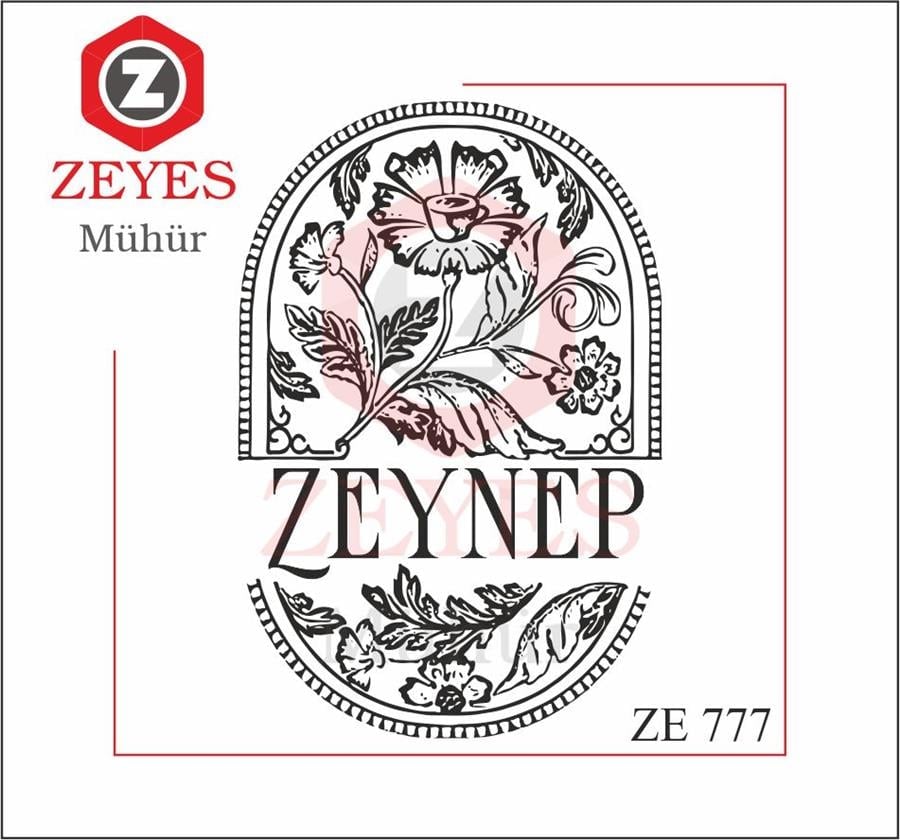 Çiçegim Kitap Mührü   ZE 777