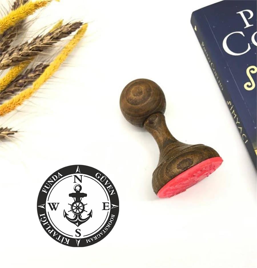 Çipa Pusula Tekne Kitap Mührü ZE 099