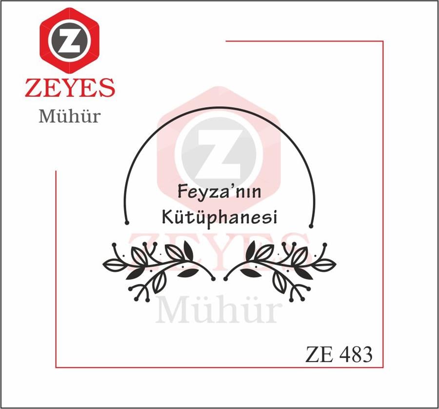 Daldaki Yapraklar Sade Kitap Mührü   ZE 483