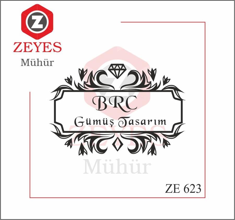 Desenli Mühür   ZE 623