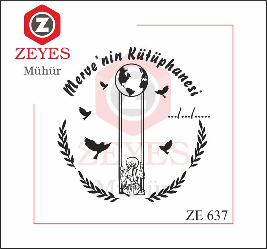 Dünyada Sallanan Kiz Kitap Mührü   ZE 637