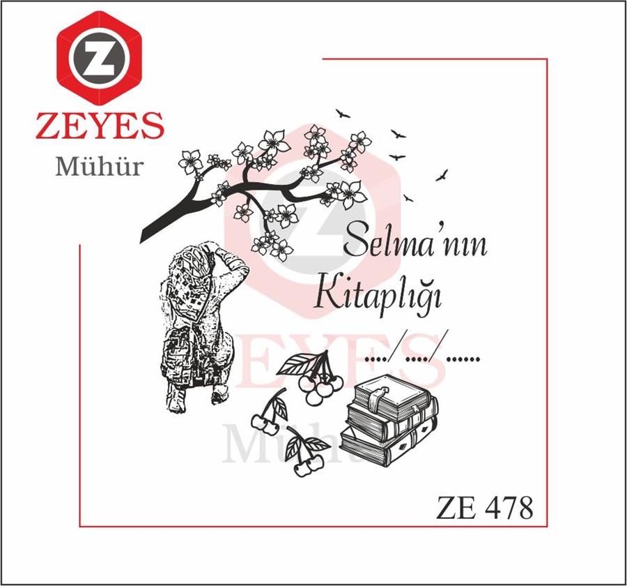 Fotograf Çeken Dogasever Tesettürlü Kadin Kitap  Mührü   ZE 478