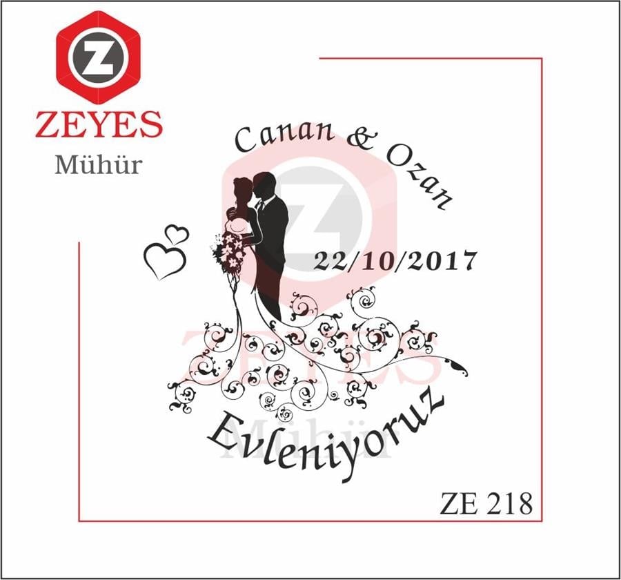 Gelin ve Damat Mührü  ZE 218