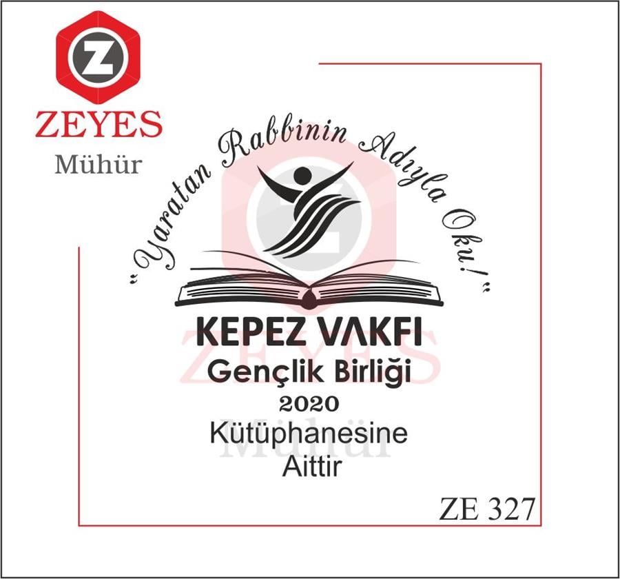Gençlik Vakfi Kütüphanesi  Kitap Mührü ZE 327
