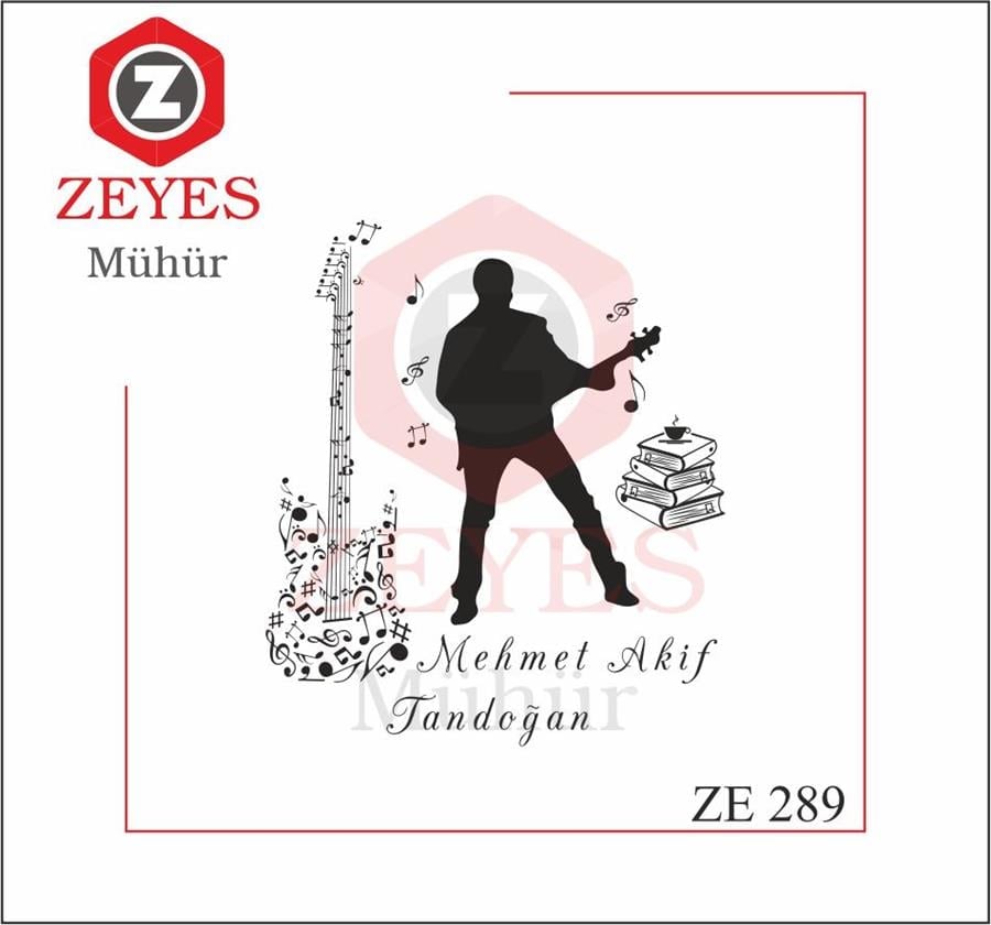 Gitar Müzik Ögretmeni Kitap Mührü   ZE 289