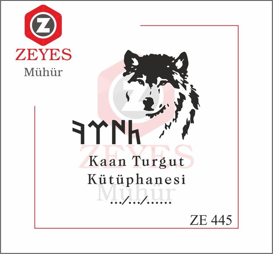 Göktürkçe Türk Yazisi ve Bozkurt Mührü   ZE 445