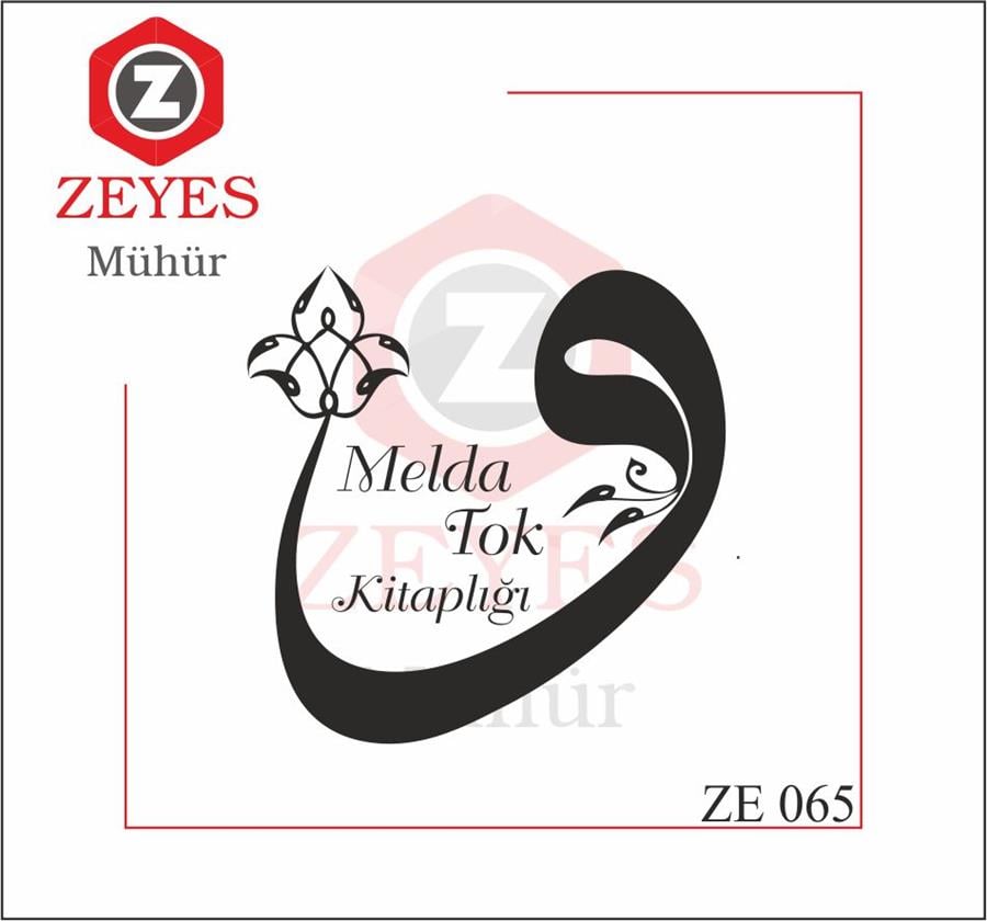 Hat Yazisi ile Vav Kitap Mührü ZE 065