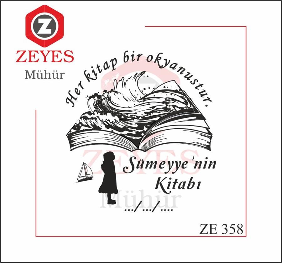 Her Kitap Bir Okyanustur Mührü  ZE 358