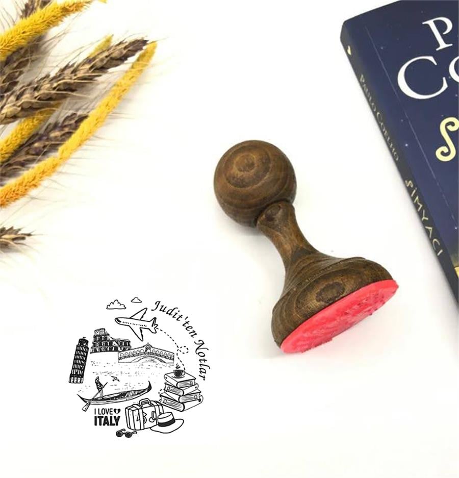 Italya Seyahat Sever  Kitap Mührü   ZE 739