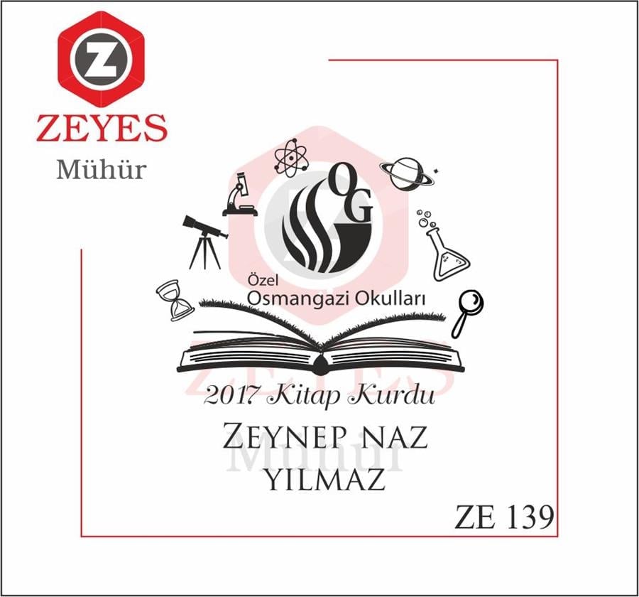 Kitap Kurdu Bilimsel Araçlar Kitap Mührü ZE 139