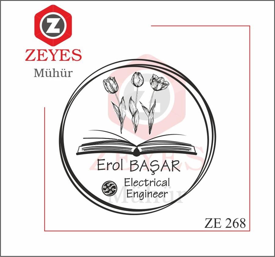 Kitap ve Laleler  Mührü ZE 268