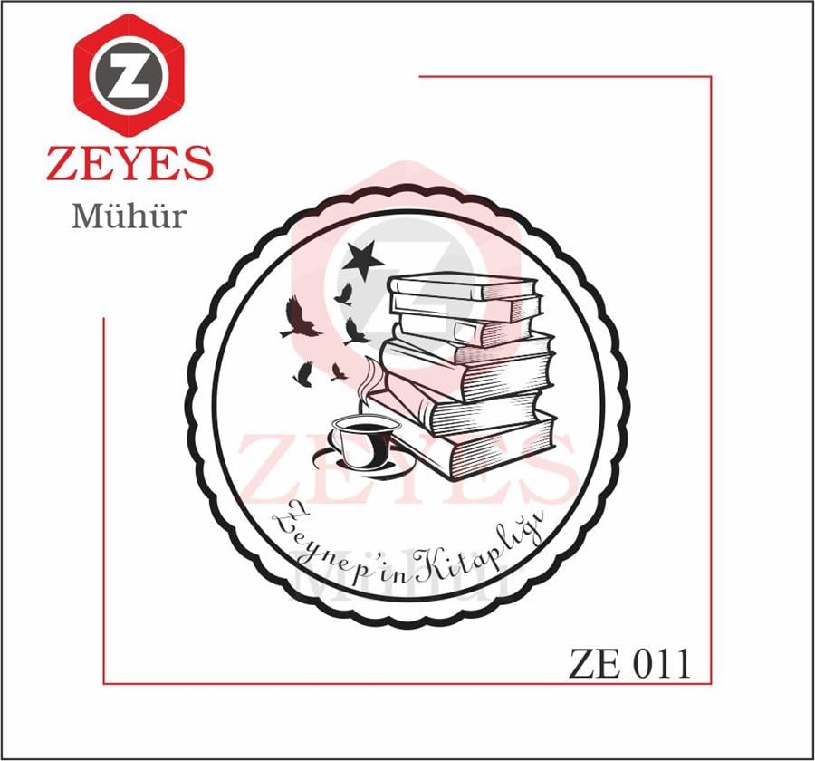 Kitaplar Kahve ve  Kuslar  Mührü ZE 011