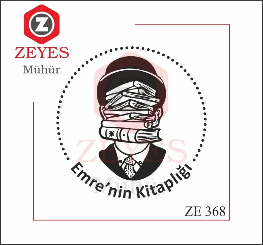 Kitaplari Okuyup Yutan Adam  Kitap Mührü  ZE 368