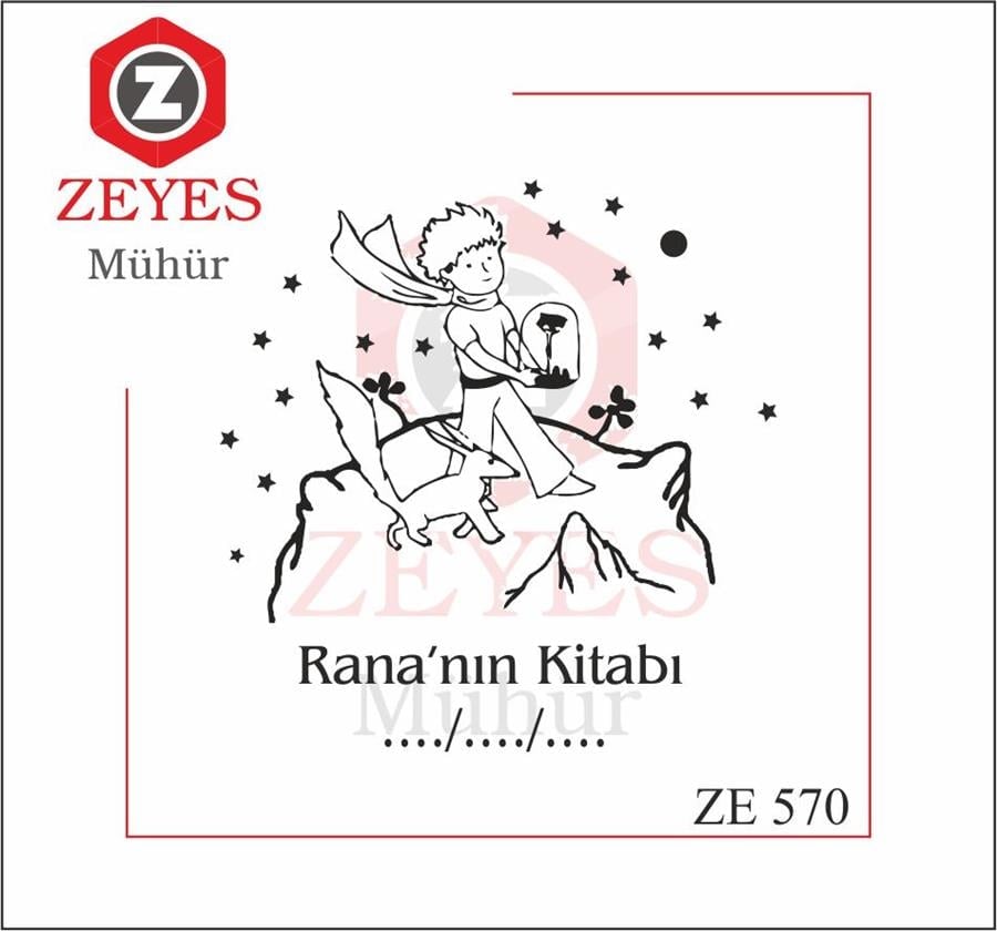 Küçük Prens Kitap Mührü   ZE 570