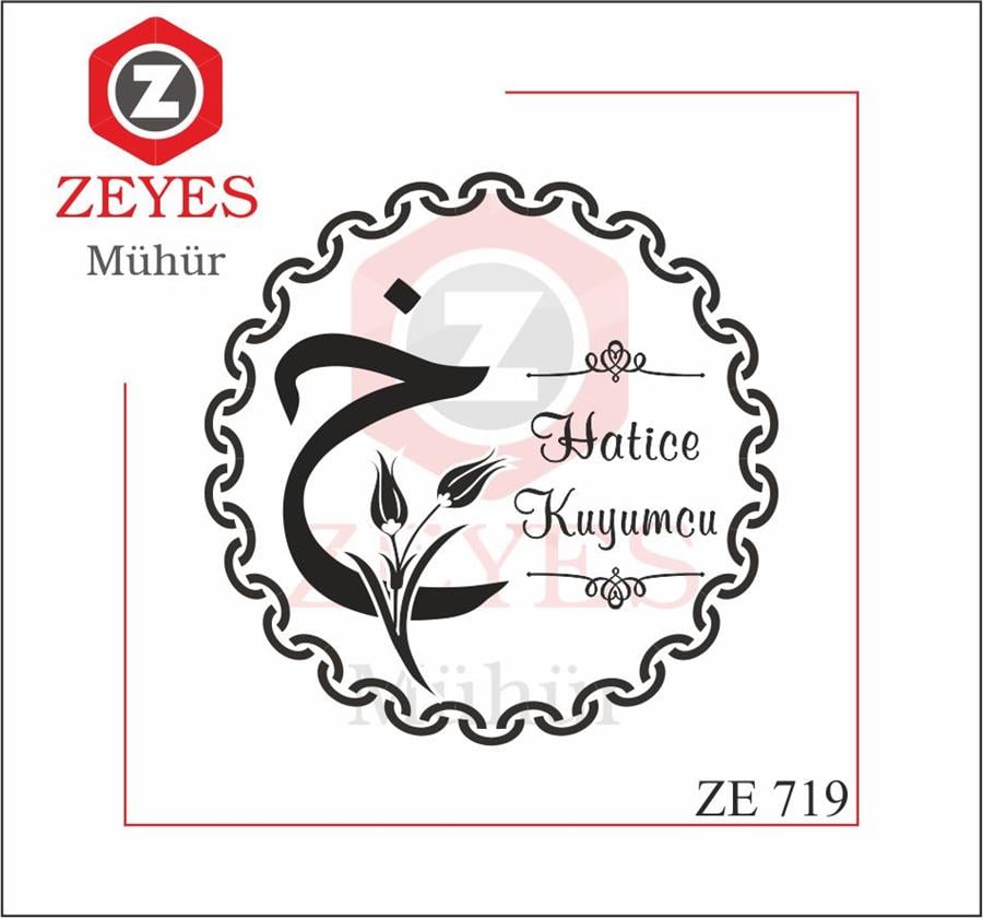 Lale ve H Kitap Mührü   ZE 719