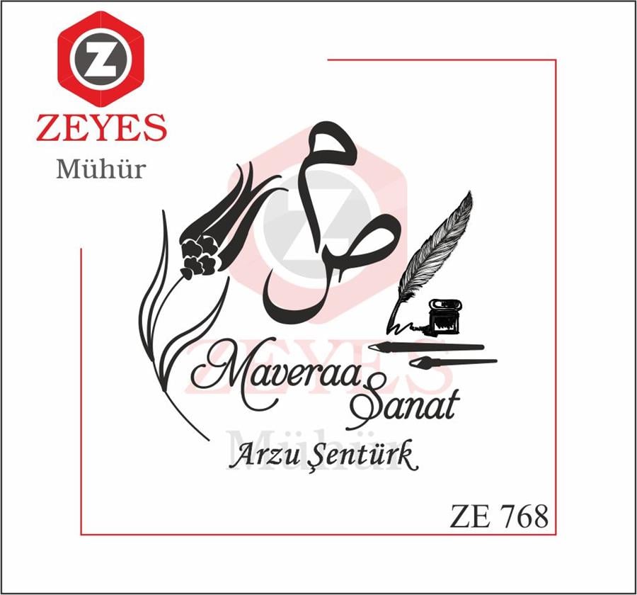 Lale ve Mim-Sad Kitap Mührü   ZE 768