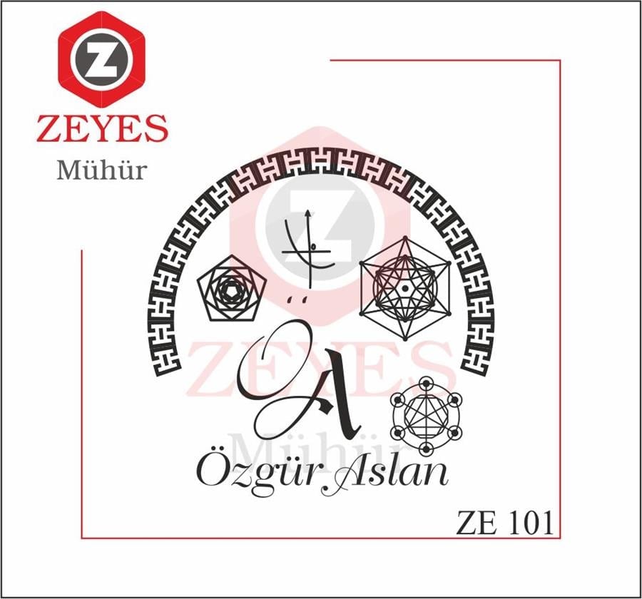 Matematik Geometri Ögretmeni Mührü   ZE 101
