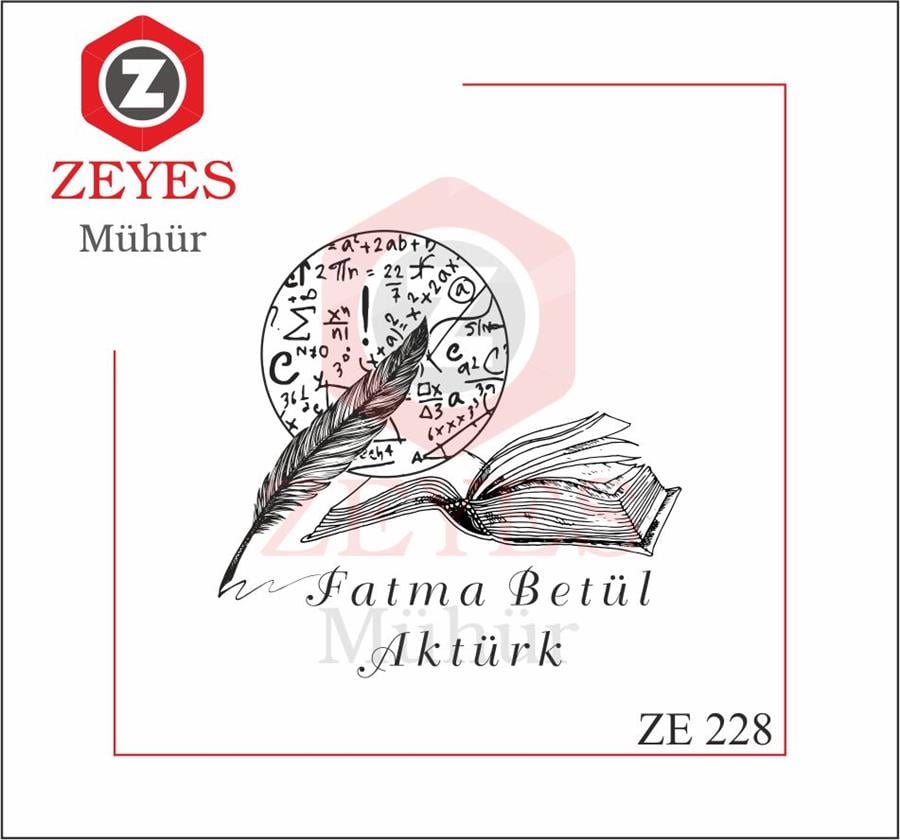 Matematik Ögretmeni Kitap Mührü ZE 228