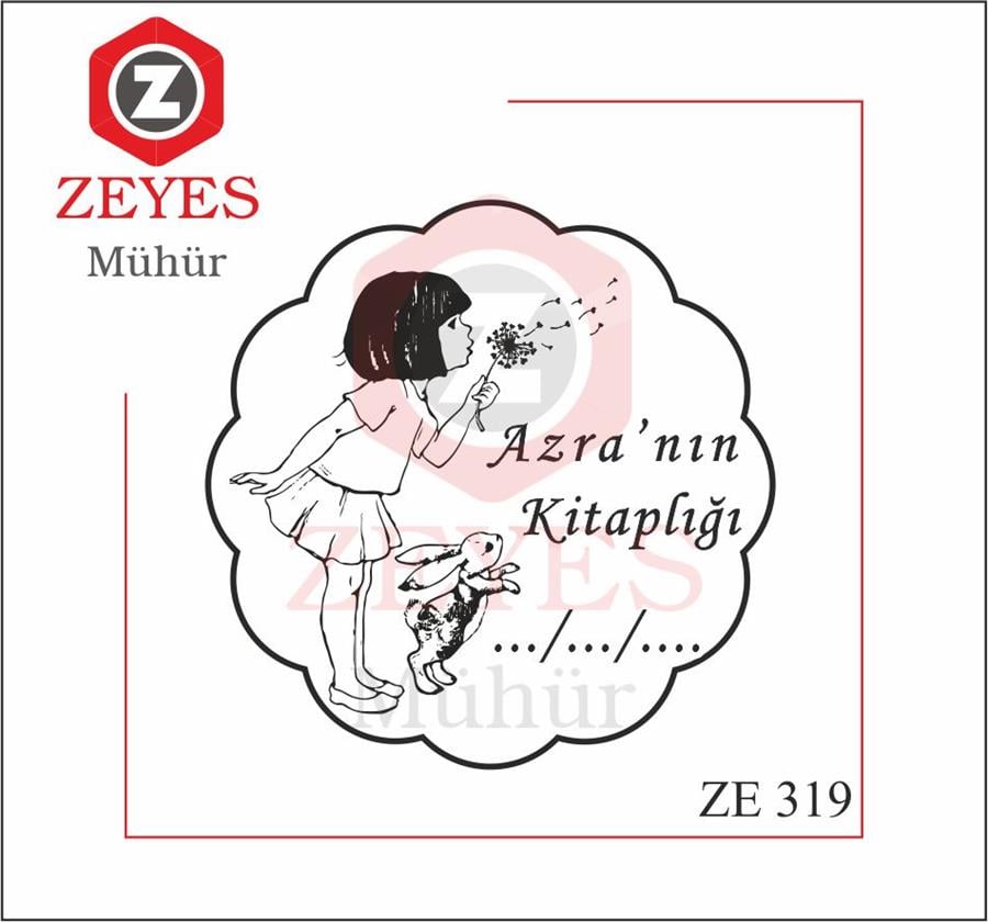 Minik Kiz ve Tavsani Kitap Mührü ZE 319