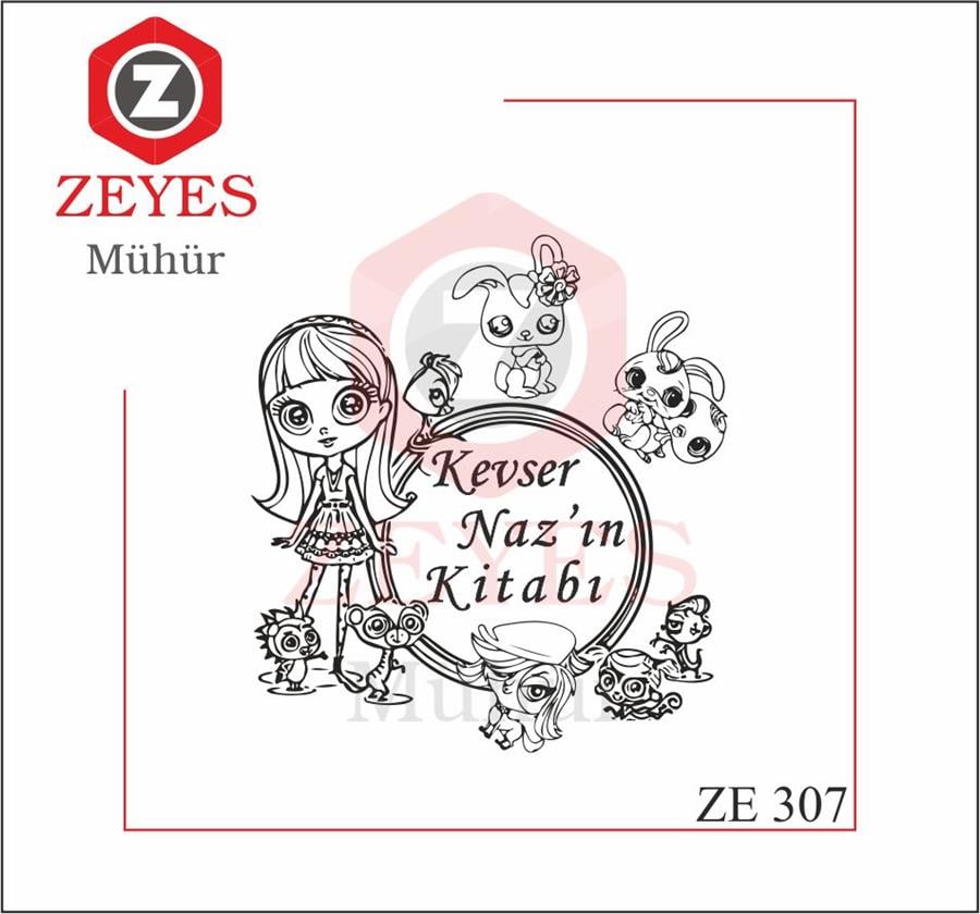 Minisler Kitap Mührü ZE 307