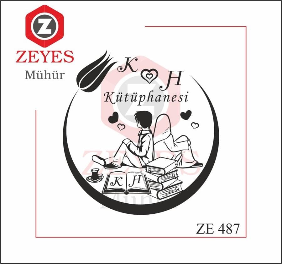 Mutlu Çift Kitap Mührü   ZE 487