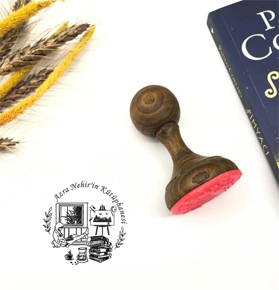 Odasinda Kitap Okuyan Kiz  Mührü ZE 134