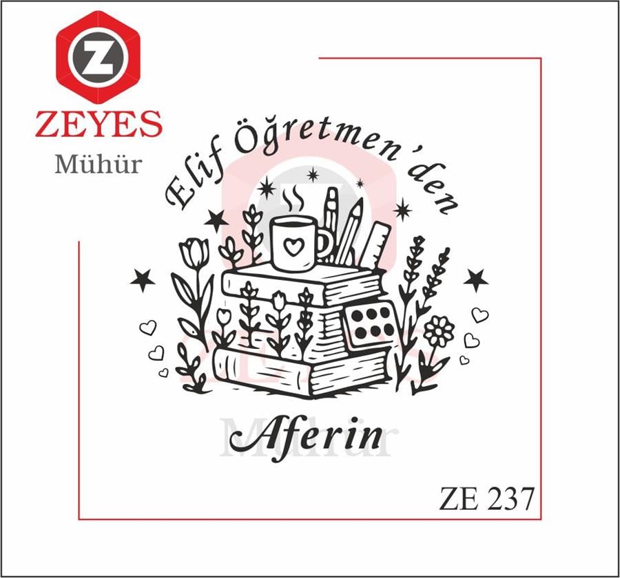 Ögretmen Aferin Mührü ZE 237