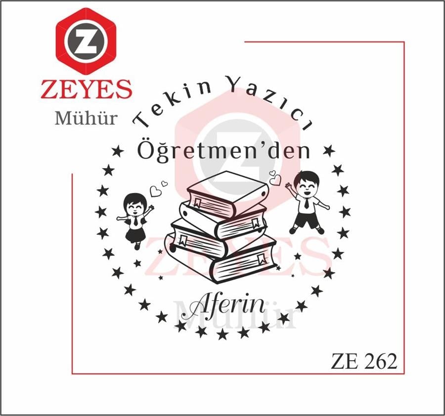 Ögretmen Mührü Aferin ZE 262