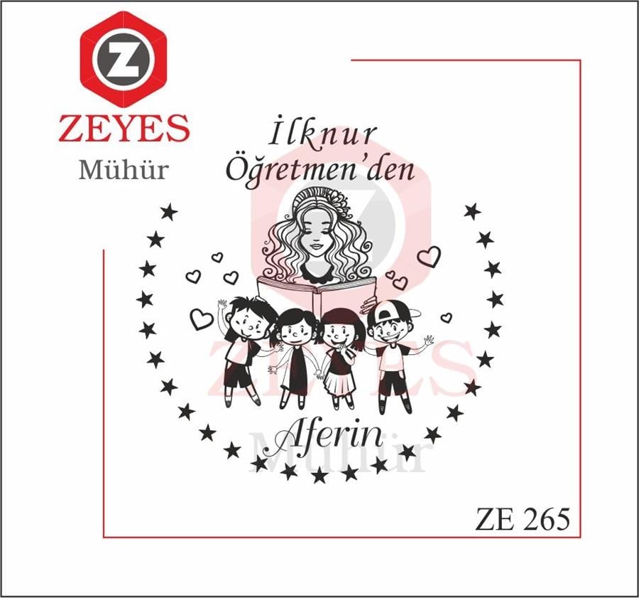 Ögretmen Mührü Aferin ZE 265