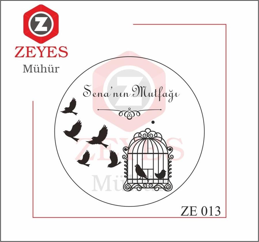 Özgür Kuslar Kafes Mührü  ZE 013