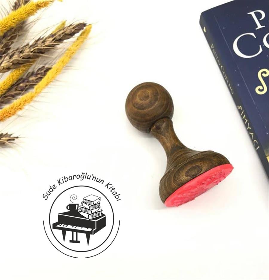 Piano Kahve Kitap Mührü  ZE 008
