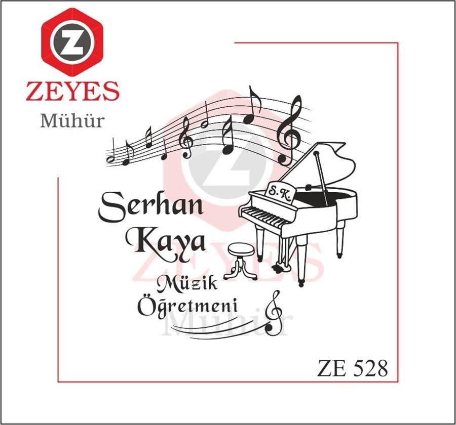 Piano - Müzik Ögretmeni Mührü   ZE 528