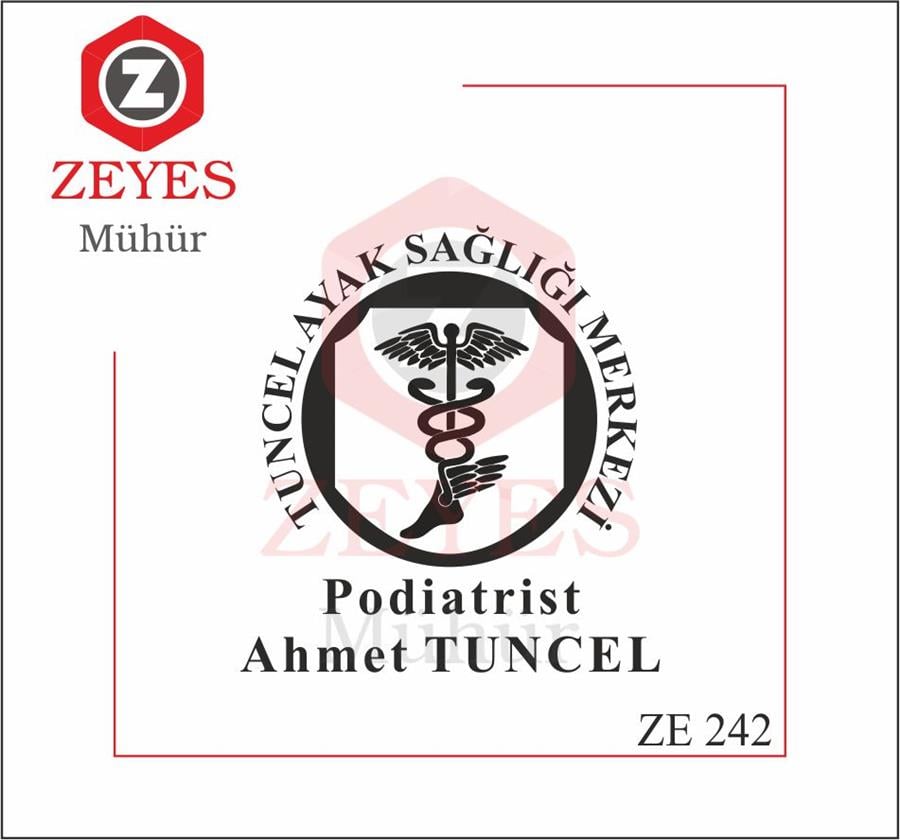 Podiatrist Mührü ZE 242