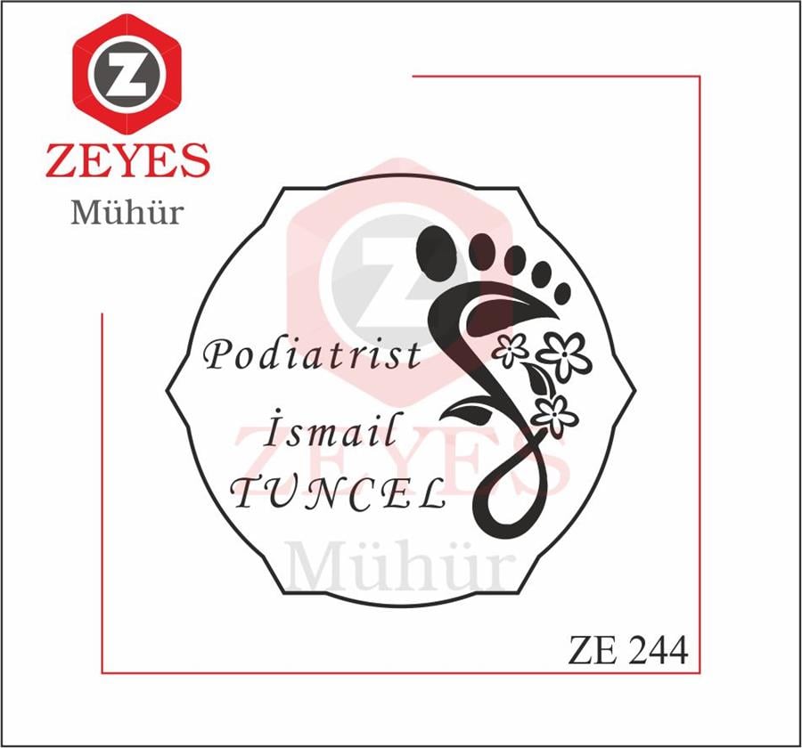 Podiatrist  Mührü ZE 244