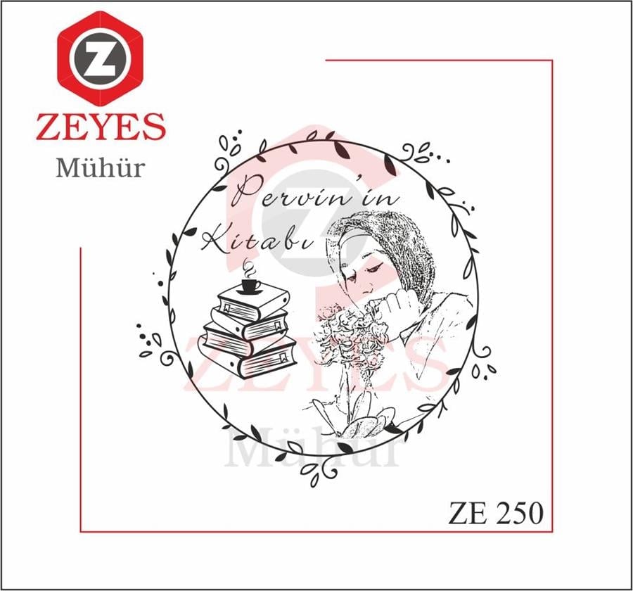 Portre Kitap Mührü ZE 250