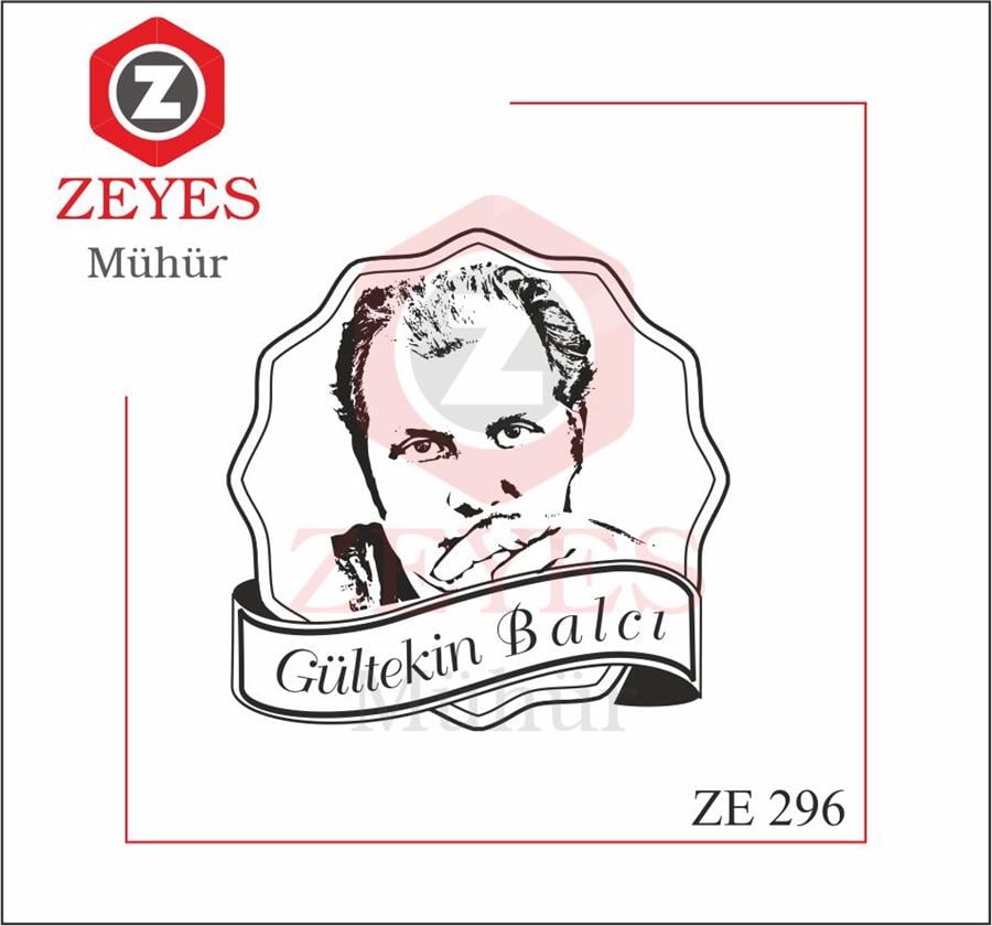 Portre Kitap Mührü  ZE 296