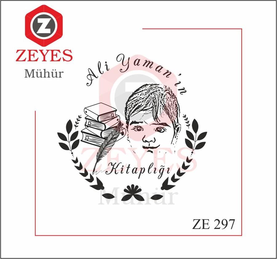 Portre Kitap Mührü ZE 297