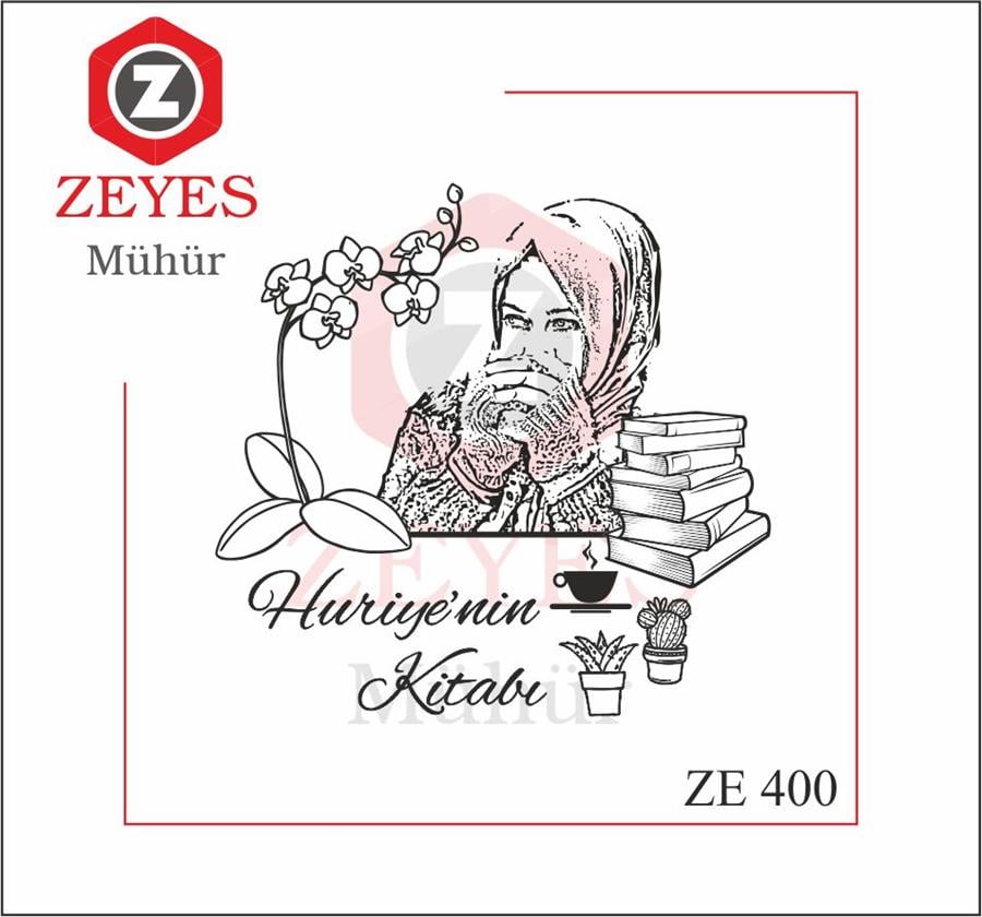 Portre - Orkide, Kaktüs Seven Kitap  Mührü  ZE 400