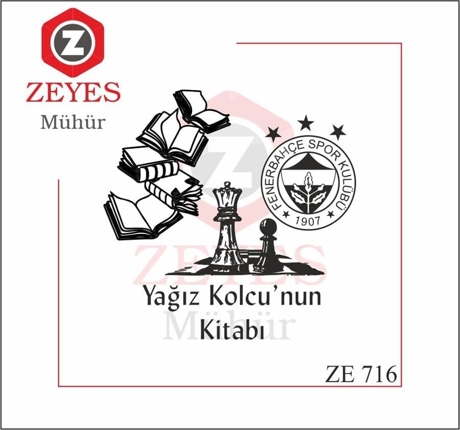 Satranç - Fenerbahçe Kitap Mührü   ZE 716