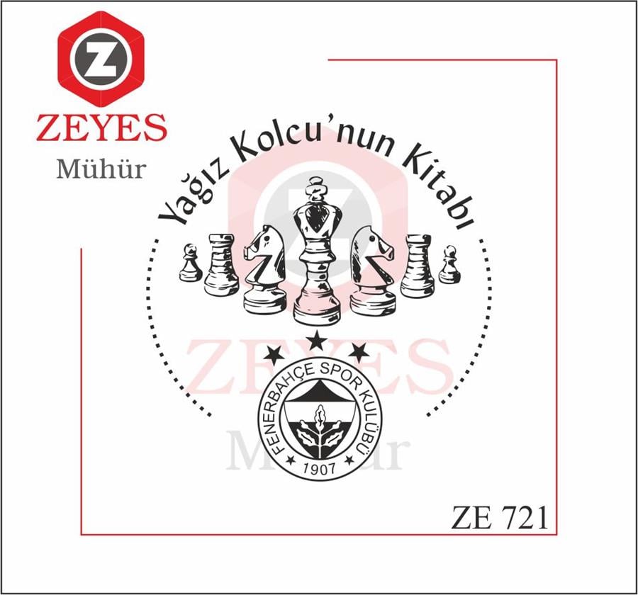 Satranç - Fenerbahçe Kitap Mührü   ZE 721