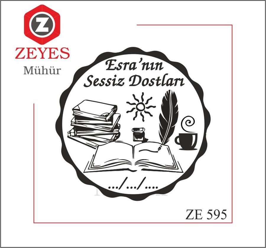 Sessiz Dostlar - Kus Tüyü Kitap Mührü   ZE 595