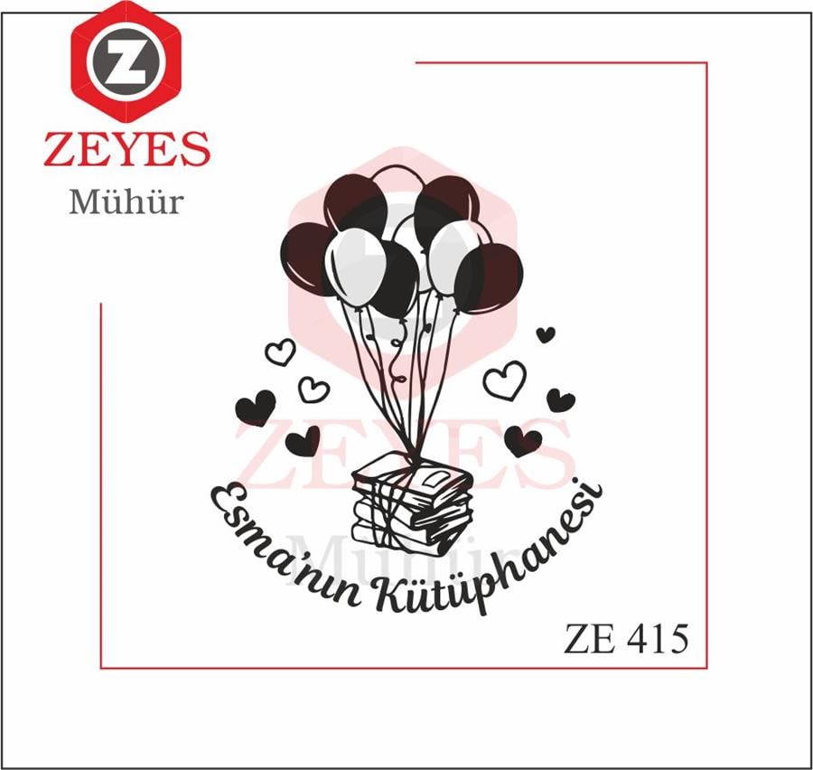 Uçan Balonlar ve Kitaplar Mührü   ZE 415