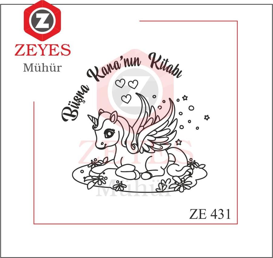 Unicorn Kitap Mührü   ZE 431