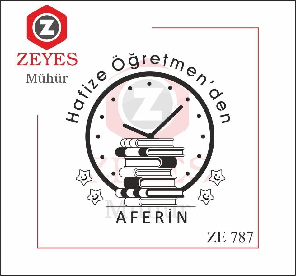 Yildizli Aferin  Mührü   ZE 787