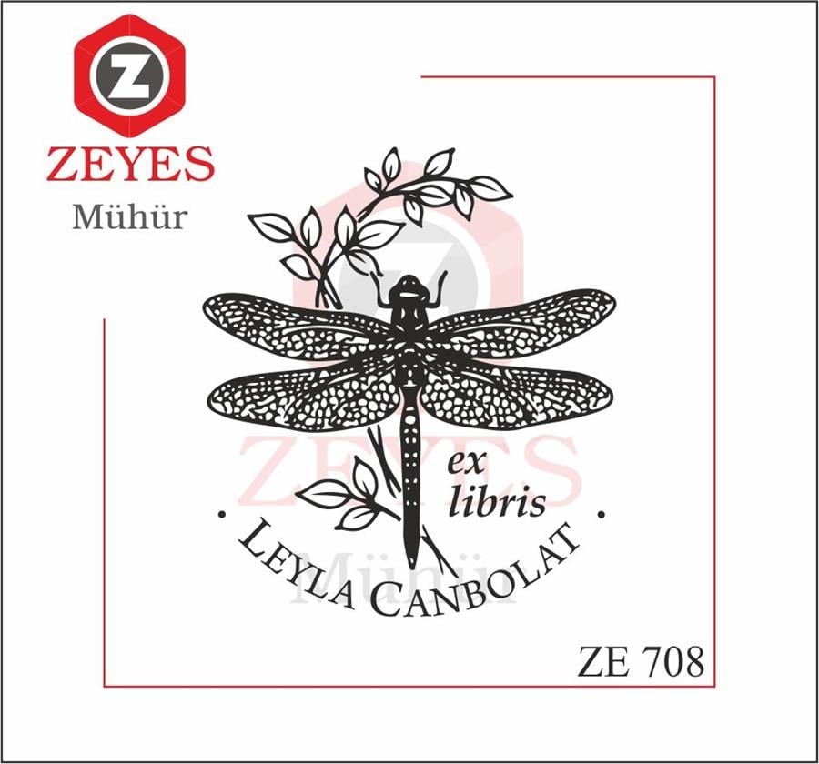 Yusufçuk  Kitap Mührü   ZE 708