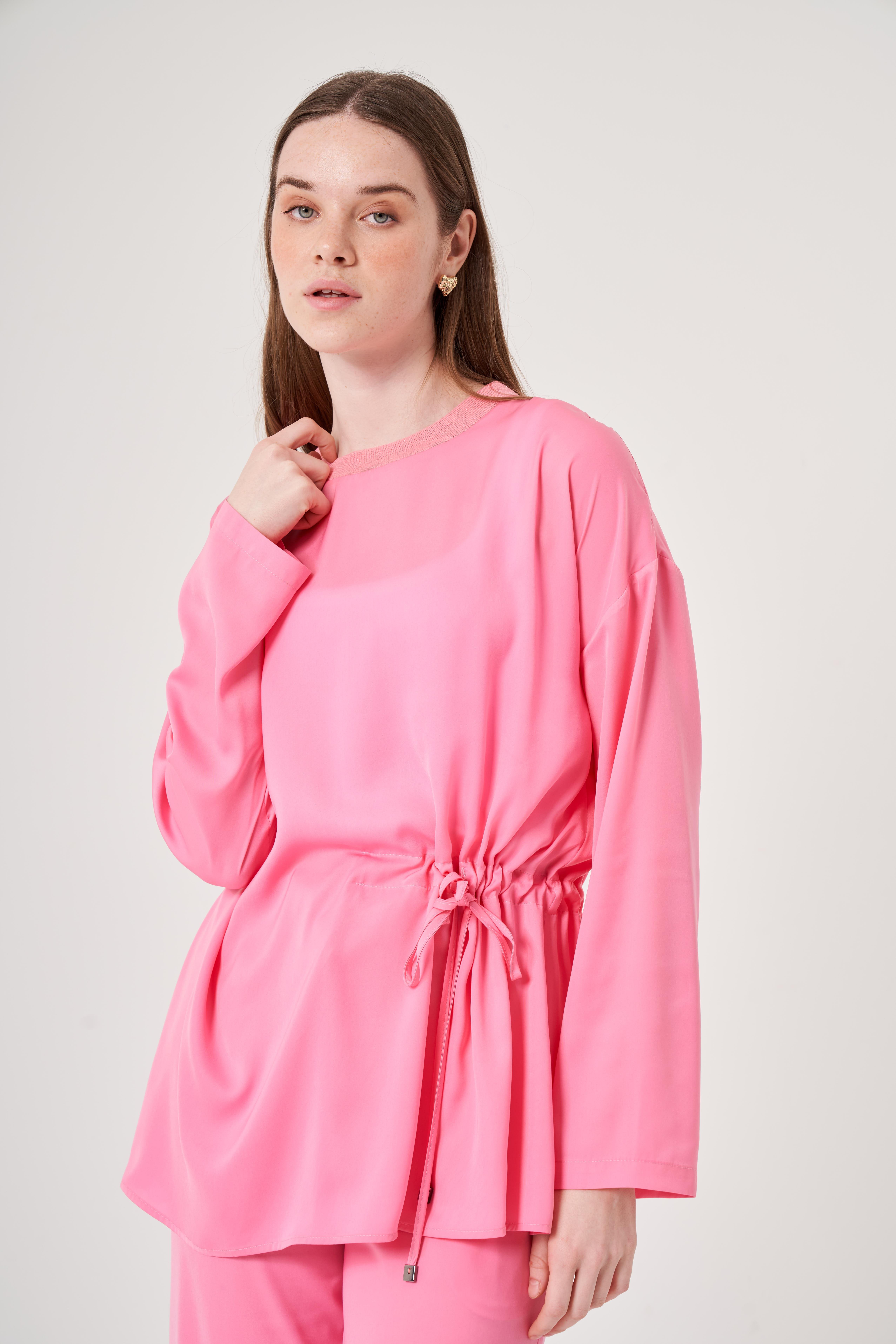 OE25Y939660-Belden Büzgülü Tunik